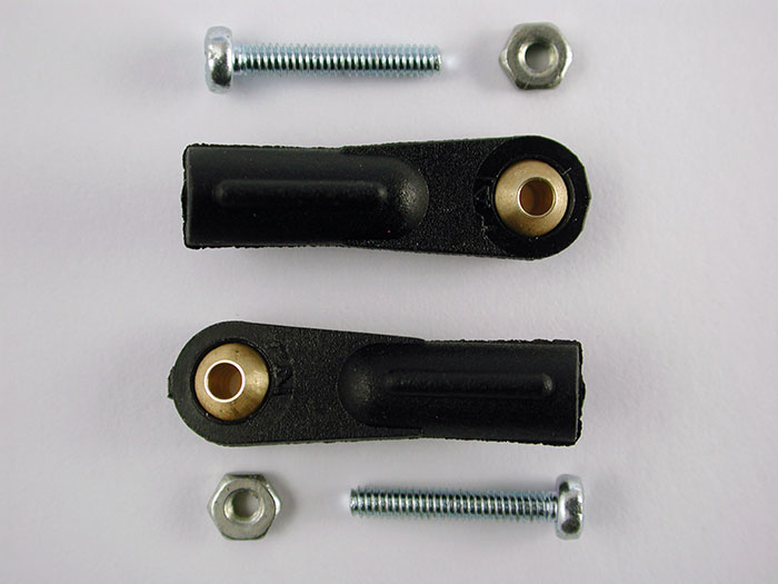 Radioactive Ball Joint w/hardware M3 (pk2) F-RCA149