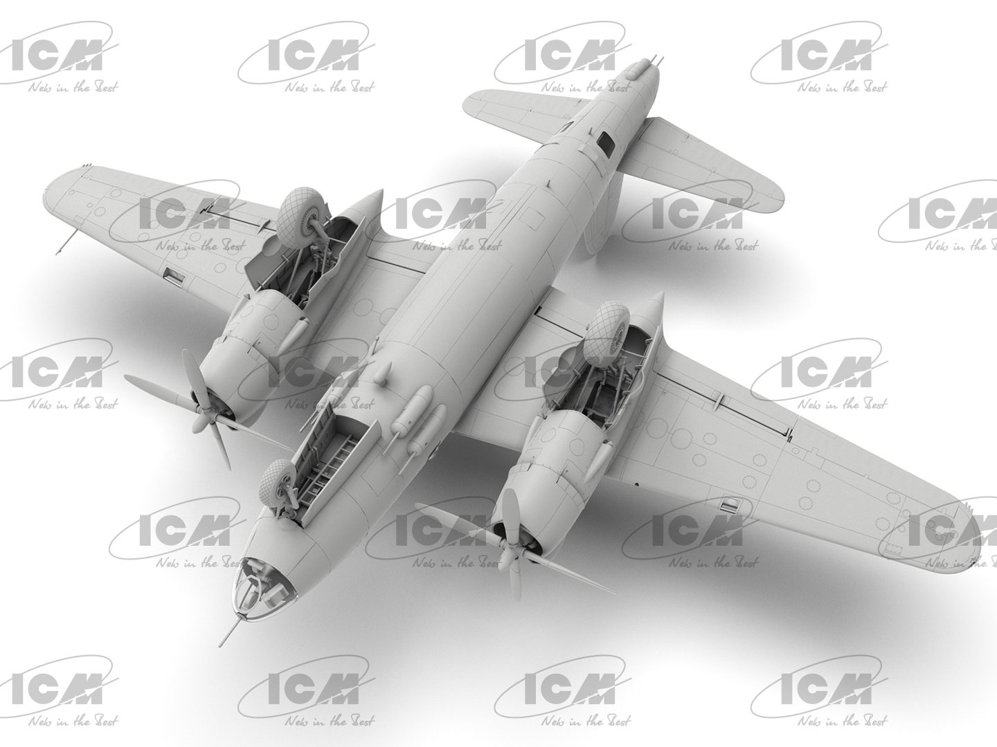 ICM B-26G Marauder, WWII American/French Bomber 1/48 ICM48323 - Image 6