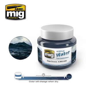 MIG Ammo DEEP OCEANS ACRYLIC 250ML MIG2200