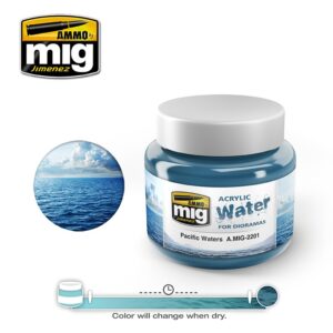 MIG Ammo PACIFIC WATER ACRYLIC 250ML MIG2201