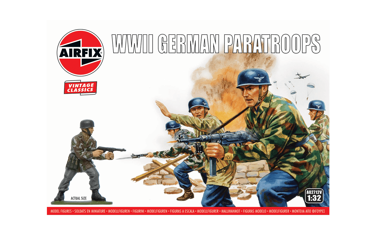 Airfix WWII German Paratroops 1/32 A02712V