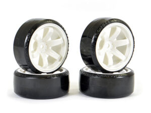 Fastrax 1/10 Street/drift Tyre 6-spoke Wheel (6mm Offset) FAST0086W