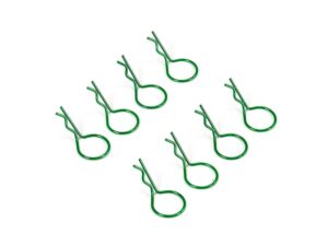 Fastrax Large Metallic Green Body Clips FAST213MG
