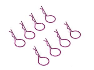 Fastrax Large Metallic Purple Body Clips FAST213MP