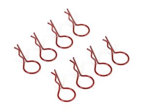 Fastrax Large Metallic Red Body Clips FAST213MR