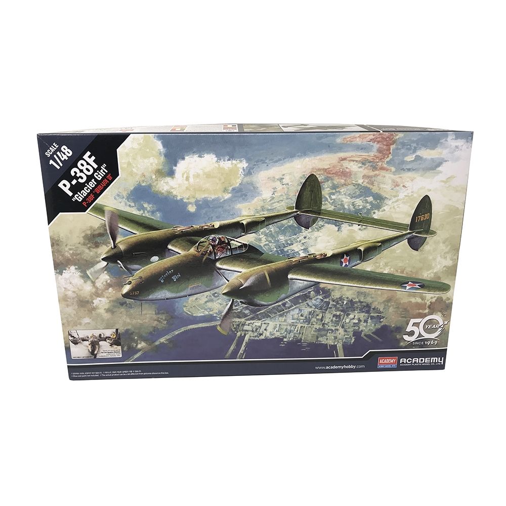Academy US Air Force P-38F Glacier Girl 1/48 12208