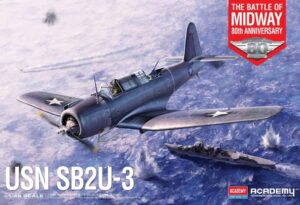 Academy US Navy SB2U-3 "Battle of Midway" Dive Bomber 1/48 12350
