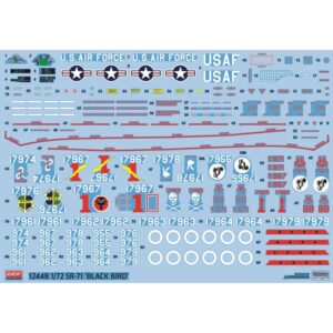 Academy US Air Force SR-71 Blackbird 1/72 12448