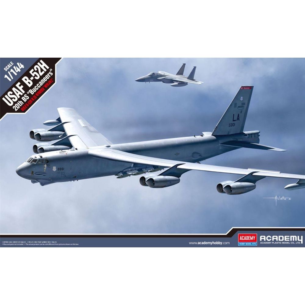 Academy US Air Force B-52H Stratofortress 20th BS Buccaneers 1:144 12622