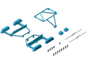 Arrma Mojave Grom Desert Truck Body Roll Cage Set Blue Z-ARA-1569