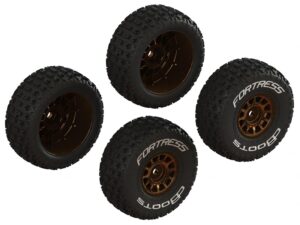 Arrma dBoots FORTRESS Glued Tire Set, Bronze (2 Pairs) Z-ARA-2024