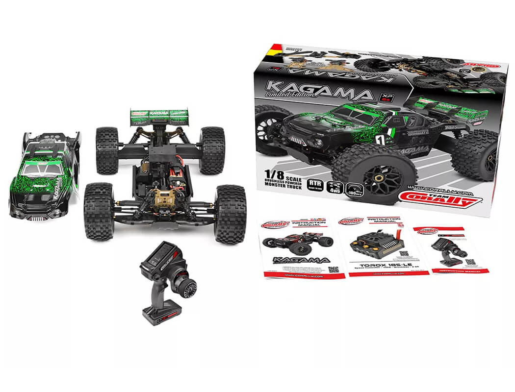 Corally Kagama XP 6S Limited Edition Truck RTR Green C-00275-G - Image 2