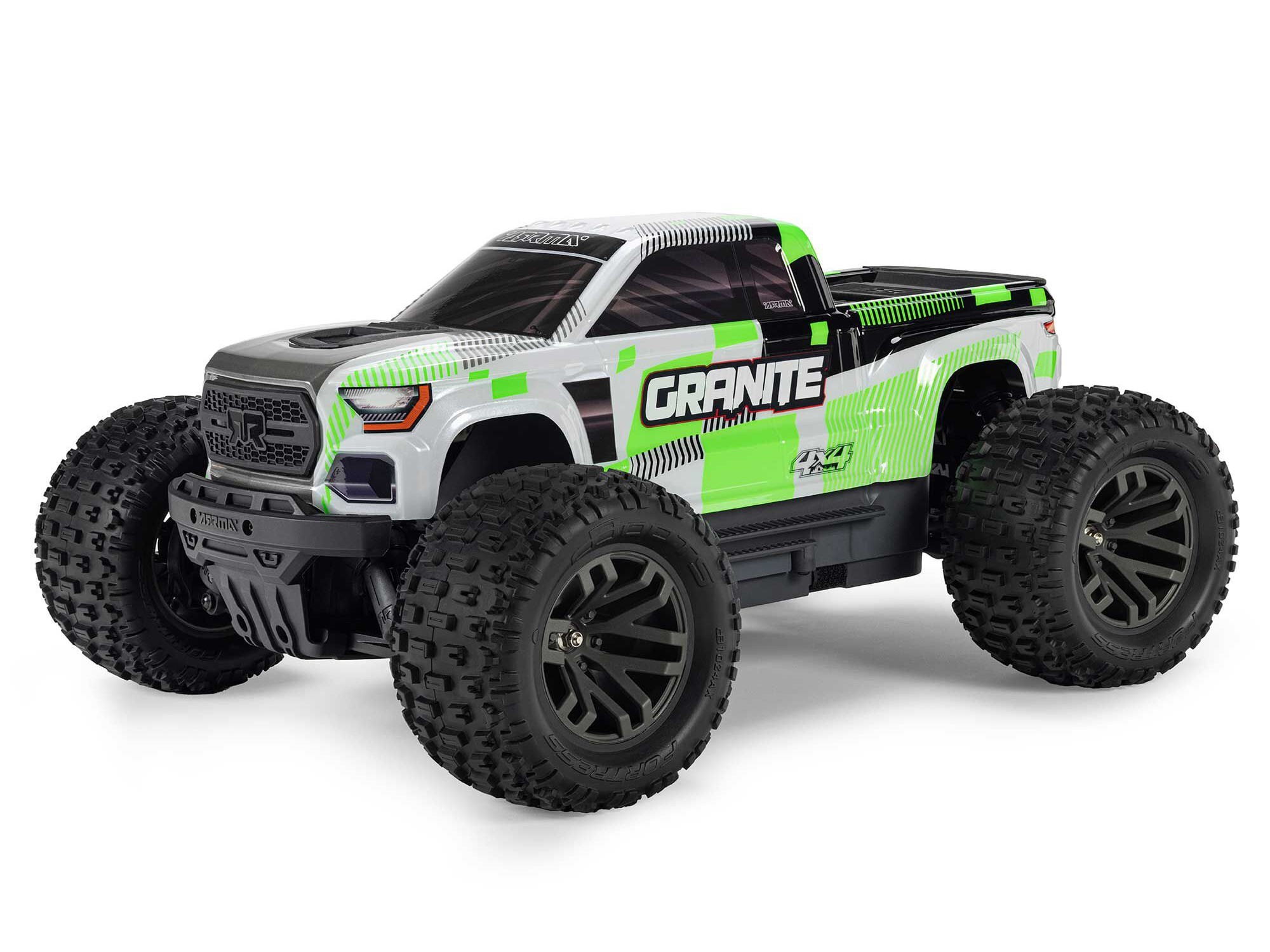 Arrma 1/10 GRANITE MEGA 665 4X4 RTR Brushed Monster Truck, Green C-ARA4202V4T1