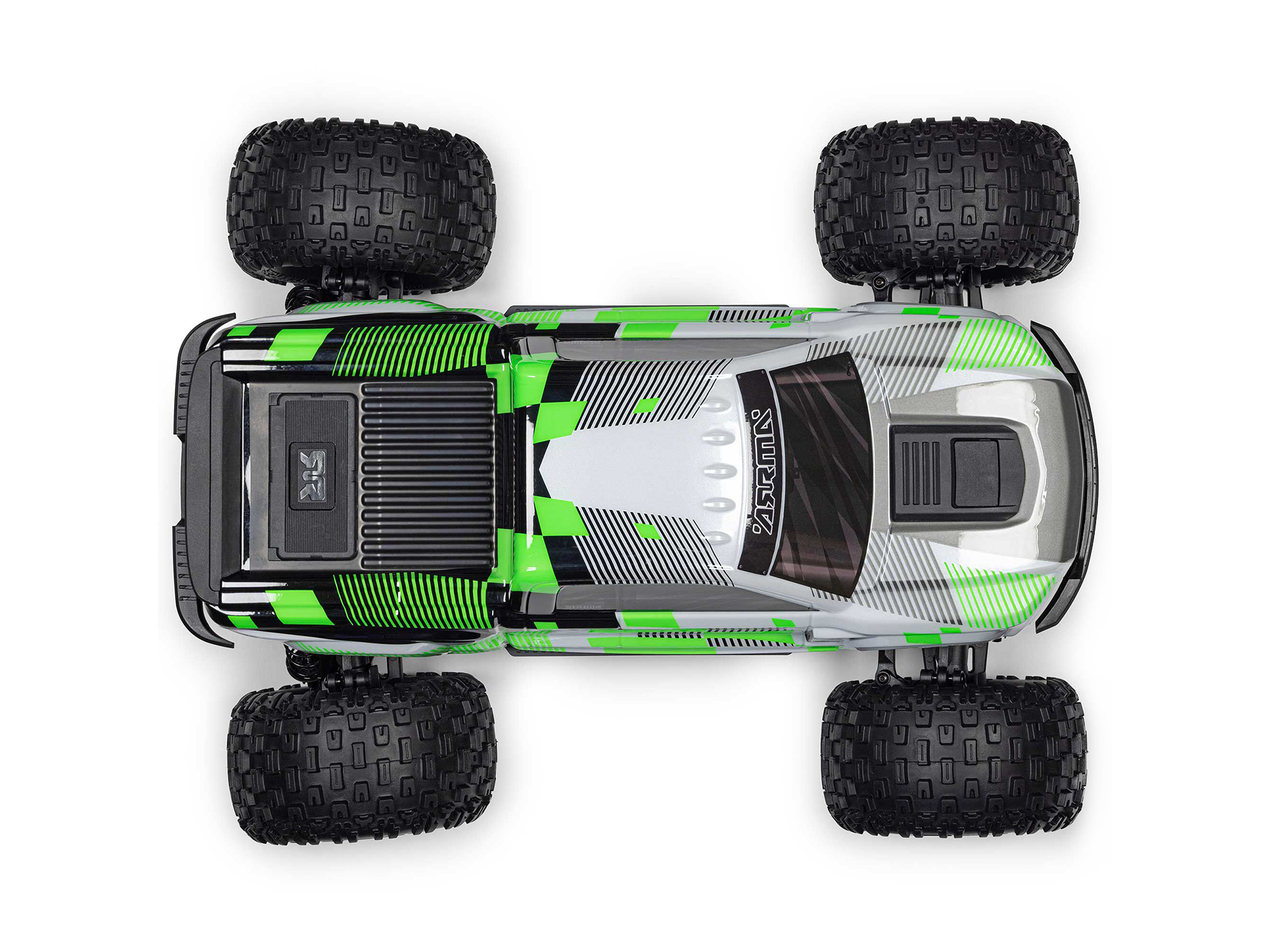 Arrma 1/10 GRANITE MEGA 665 4X4 RTR Brushed Monster Truck, Green C-ARA4202V4T1