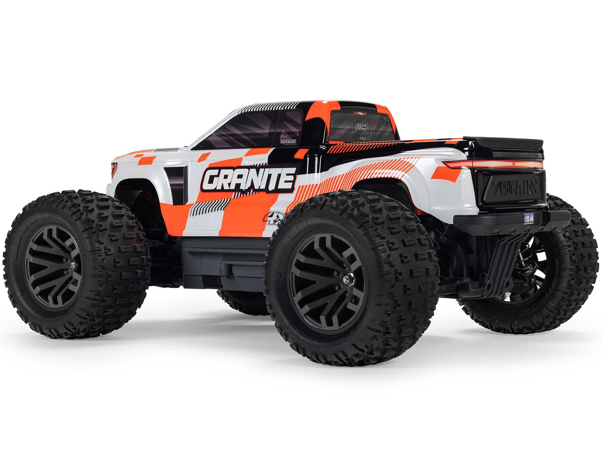 Arrma 1/10 GRANITE MEGA 665 4X4 RTR Brushed Monster Truck, Orange C-ARA4202V4T3