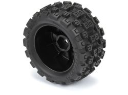 Pro-Line 1/18 Badlands MX 1.85in F/R MTD 12mm Black Raid: Granite GROM G-PRO1024110
