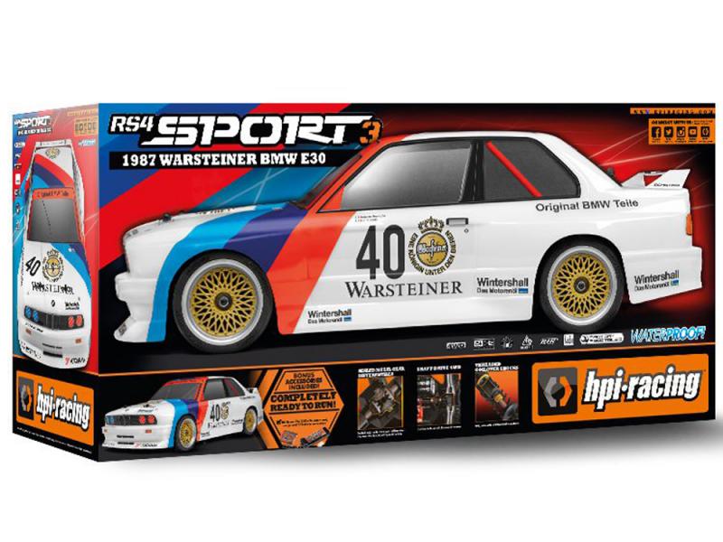 HPI RS4 Sport 3 BMW M3 E30 Warsteiner RTR 120103