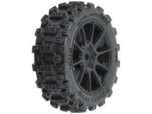 Pro-Line Badlands MX 1.9in Buggy Tyres MTD Mach-10 Black Wheels: Typhon GROM G-PRO1024610