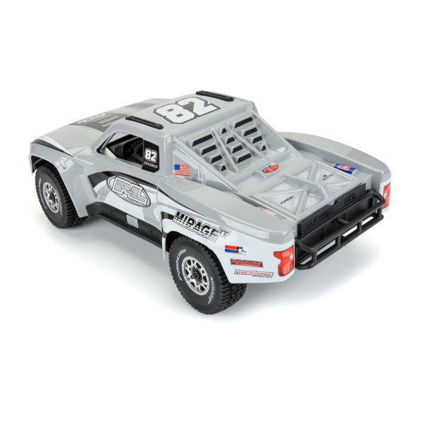 Pro-Line Pre-Cut 2019 Chevy Trophy Truck Tough-Color Grey Body GROM 1/16 G-PRO367514