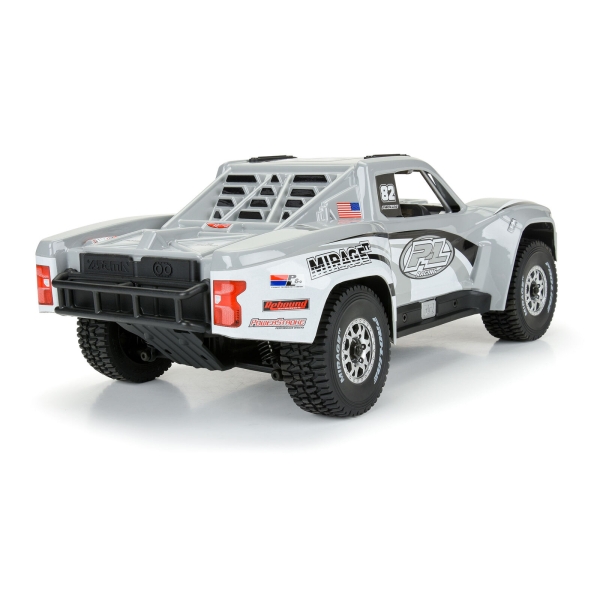 Pro-Line Pre-Cut 2019 Chevy Trophy Truck Tough-Color Grey Body GROM 1/16 G-PRO367514
