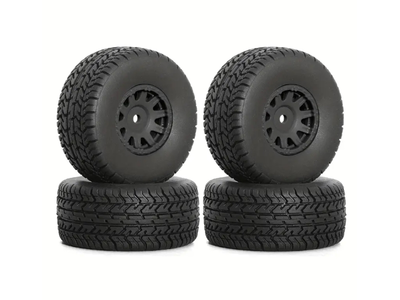 RC Overhaul On-Road Tyre with Black Rim, 1/18 Mojave G-RCO-AR035B