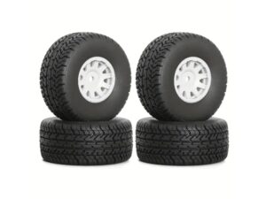 RC Overhaul On-Road Tyre with White Rim, 1/18 Mojave G-RCO-AR035W