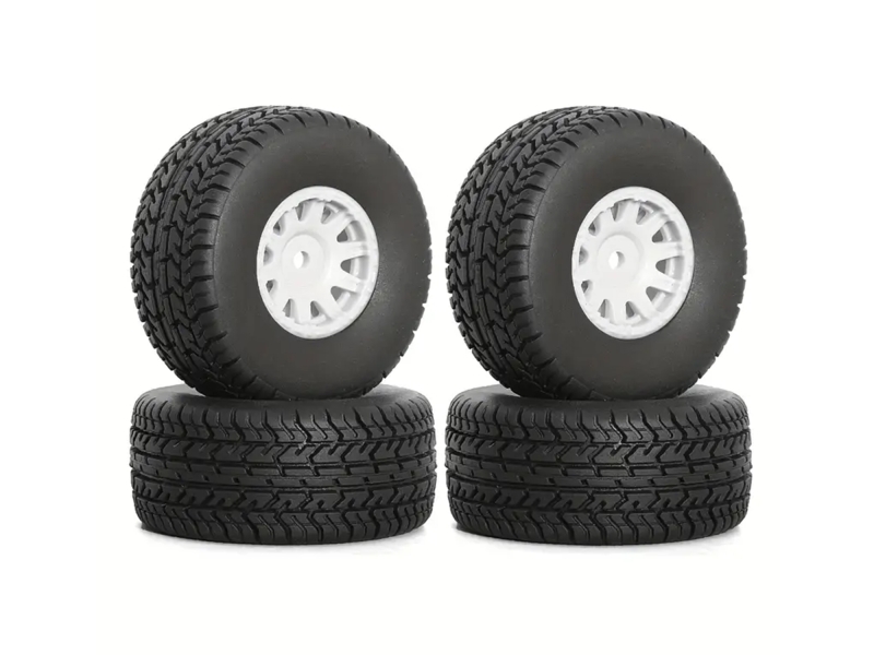 RC Overhaul On-Road Tyre with White Rim, 1/18 Mojave G-RCO-AR035W