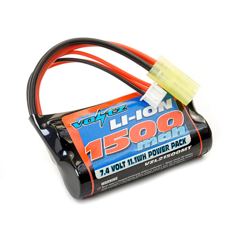 VOLTZ LI-ION 7.4V 1500MAH BATTERY WITH MINI TAMIYA PLUG VZL21500MT