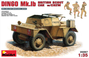 Miniart DINGO Mk.1b BRITISH SCOUT CAR w/CREW 1/35  MIN35067