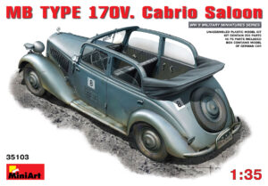 Miniart MB TYPE 170V. Cabrio Saloon 1/35  MIN35103