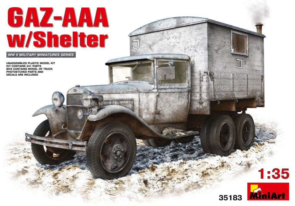 Miniart GAZ-AAA w/Shelter 1/35 MIN35183 - Image 10