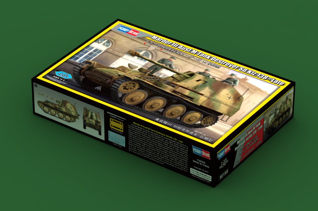 HobbyBoss 1/35 Marder III Ausf.M Tank Destroyer Sd.Kfz.138 - Late HBB80168 - Image 4