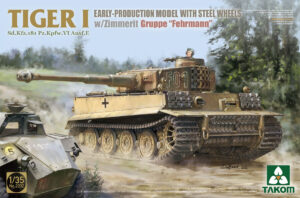 Takom 1/35 Tiger I Early Tank w/Zimmerit Gruppe Fehrmann  PKTAK02202