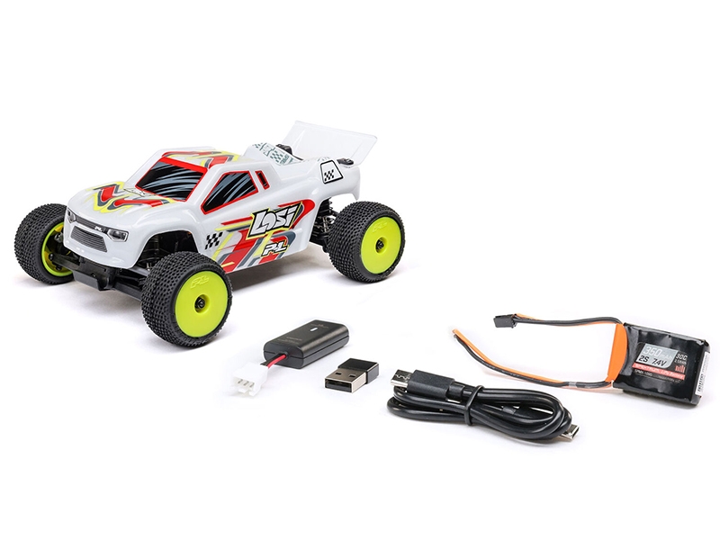 Losi 1/28 Micro-T 2WD RTR Stadium Truck White C-LOS-1392T1