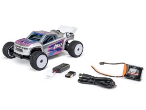 Losi 1/28 Micro-T 2WD RTR Stadium Truck Silver C-LOS-1392T2