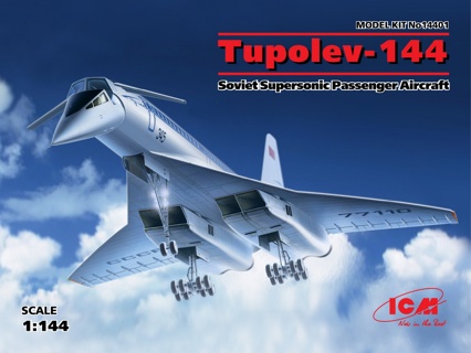 ICM Tupolev-144, Soviet Supersonic Passenger Aircraft ICM14401