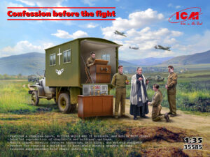 ICM Confession Before The Fight, WWII Mobile Field Chapel 1/35 ICM35585
