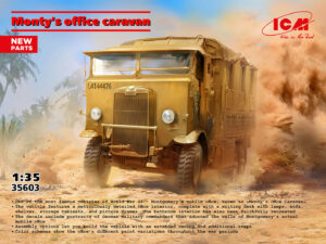 ICM Monty's Mobile Office Caravan 1/35 ICM35603