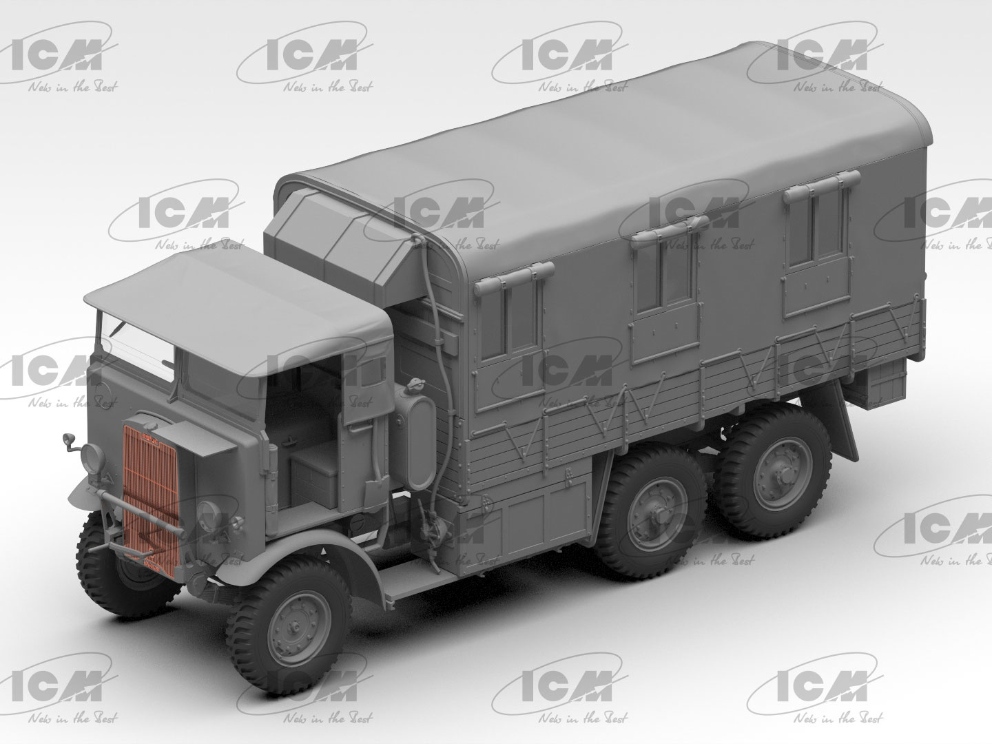 ICM Monty's Mobile Office Caravan 1/35 ICM35603 - Image 21