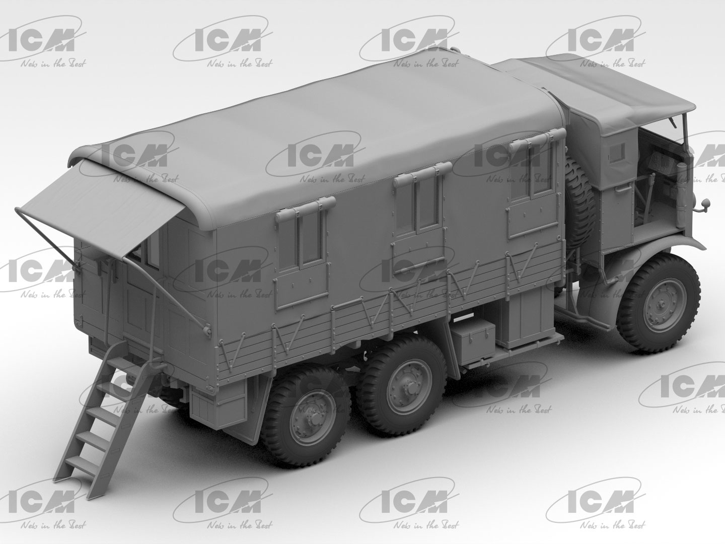 ICM Monty's Mobile Office Caravan 1/35 ICM35603 - Image 18