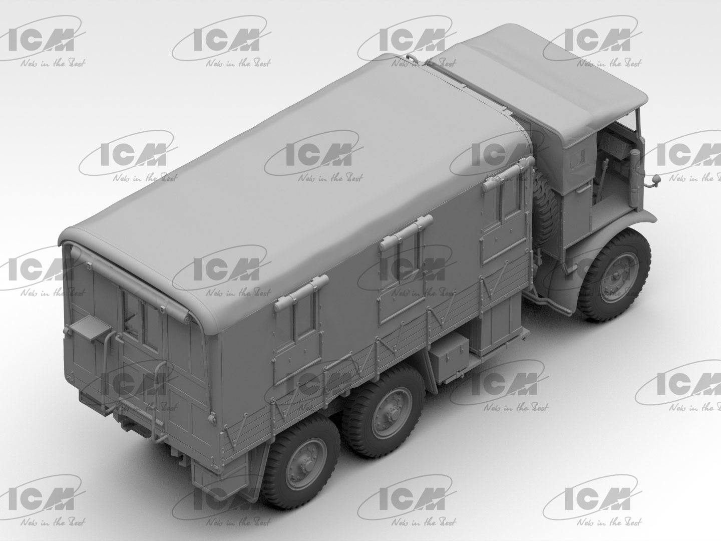 ICM Monty's Mobile Office Caravan 1/35 ICM35603 - Image 17
