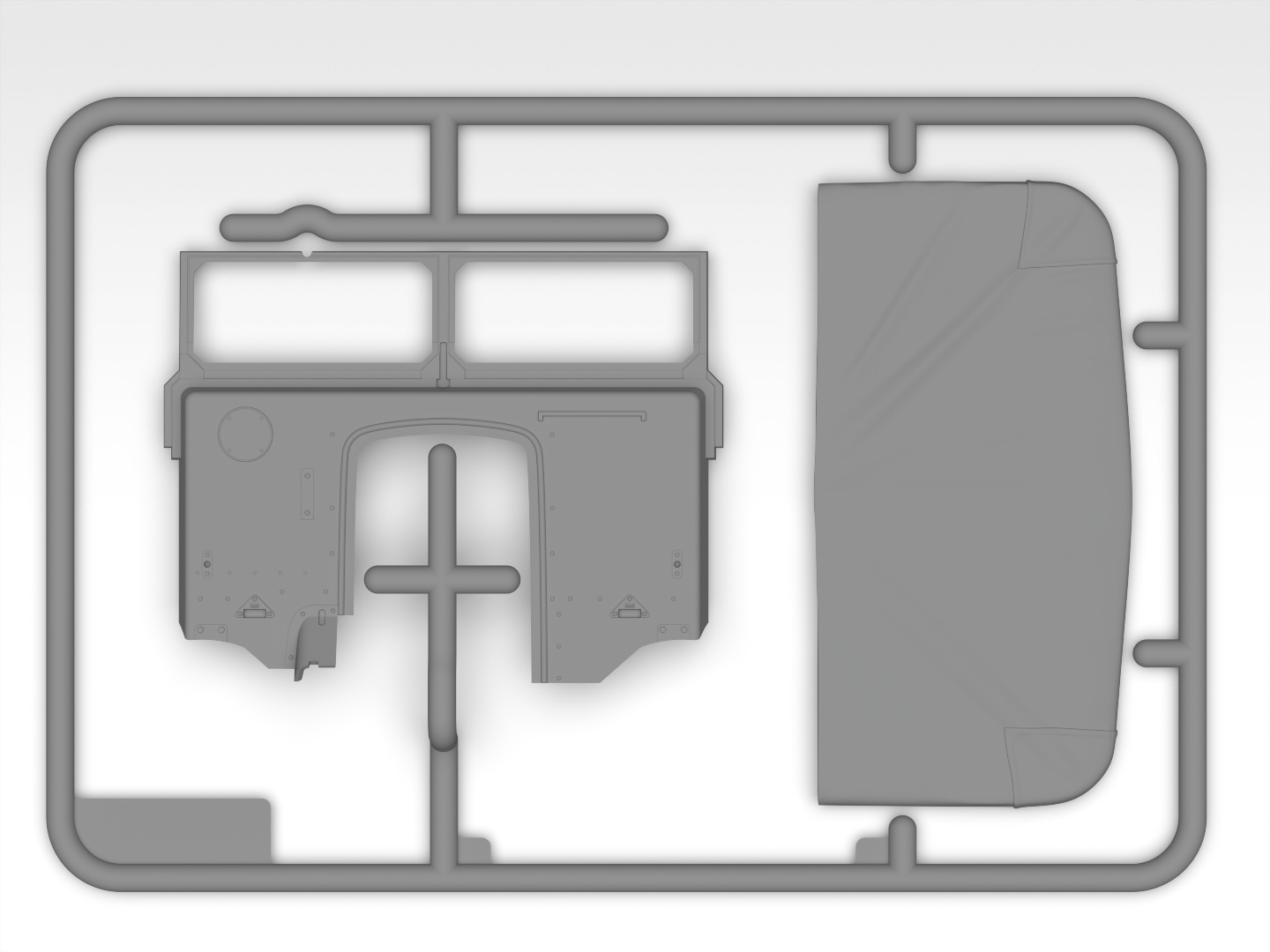 ICM Monty's Mobile Office Caravan 1/35 ICM35603 - Image 6
