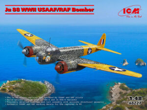ICM Ju 88 WWII USAAF/RAF Bomber   1/48   ICM48227