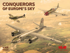 ICM Conquerors of Europe's Sky (Set of 3 Aircraft) 1/48 ICM48324