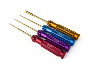 RC Overhaul Tool Set 4pcs(0.05"/1.3/1.5/4mm box) SCX24 T-RCO-TL001