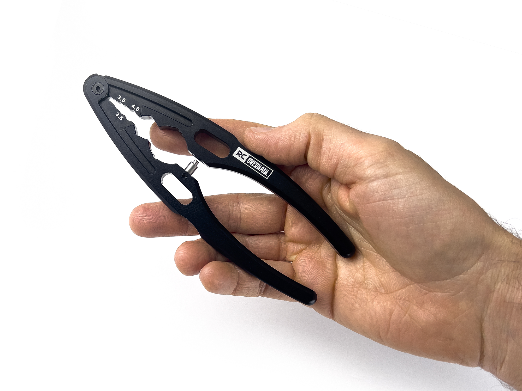 RC OVERHAUL Shock Shaft & Ball End Pliers Black Alum T-RCO-TL007