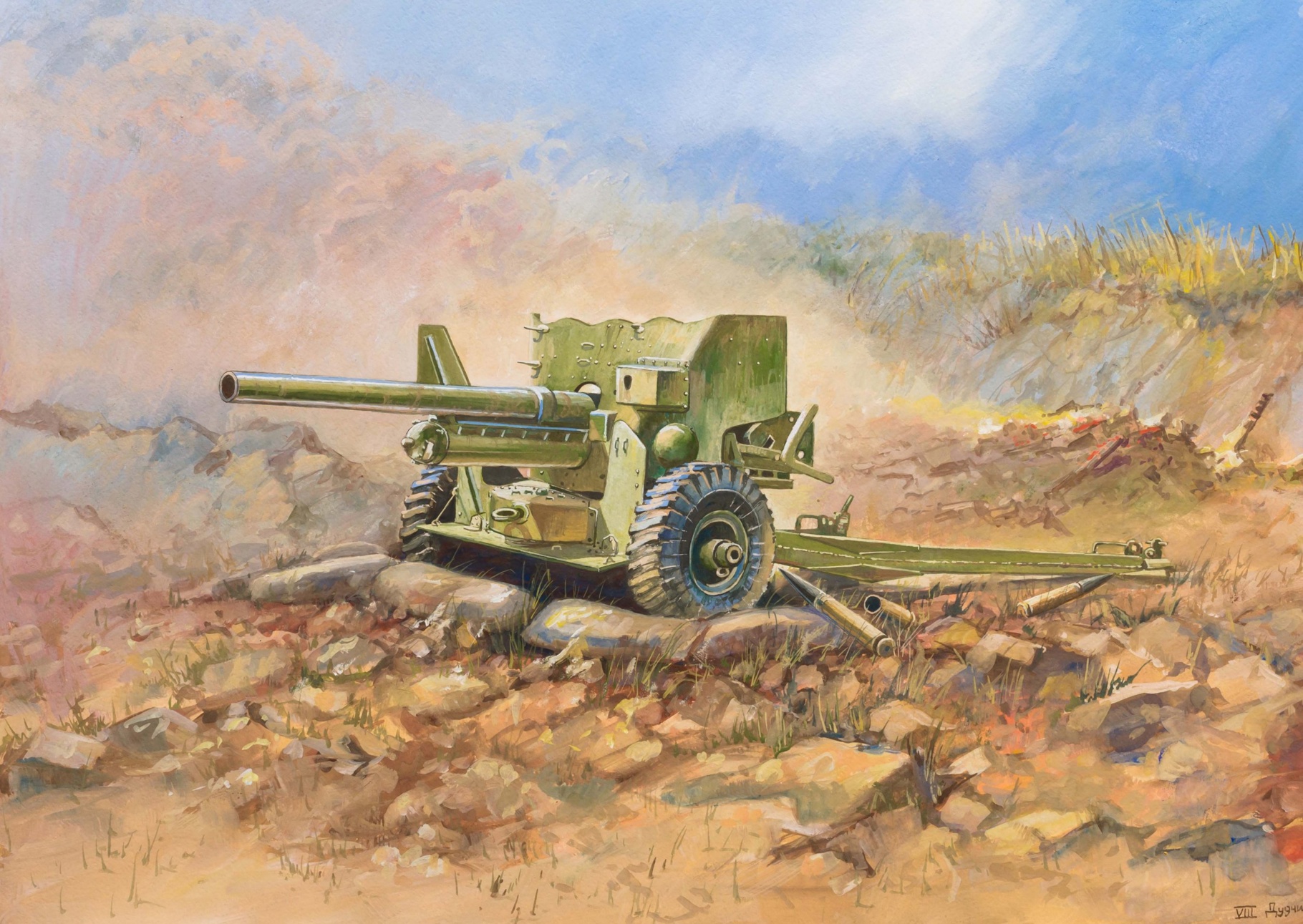 Zvezda 1/35 British 57mm Anti-Tank Gun QF 6-Pdr Mk.II Z3518 - Image 3