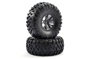 FTX OUTLAW PRE-MOUNTED WHEELS & TYRES - BLACK FTX8335B