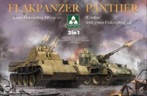 Takom1/35 Flakpanzer Panther “Coelian” with 37mm Flakzwilling 341 & 20mm flakvierling mg151/20 2 in 1
