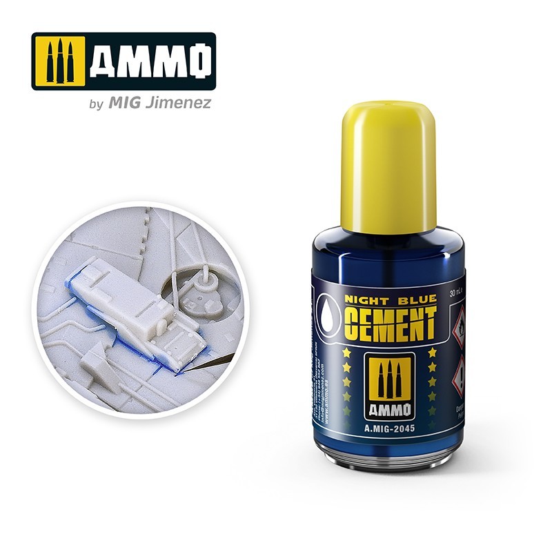 Mig Ammo Night Blue Cement (Plastic Kit Glue) MIG2045 - Image 4